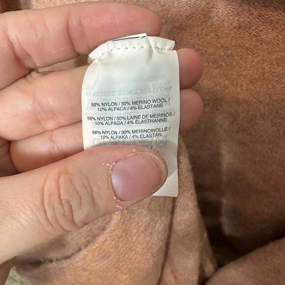 Madewell Kent Cardigan Sweater Coziest Yarn in Heather Carnation - Picture 6 of 6